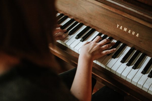 playing piano